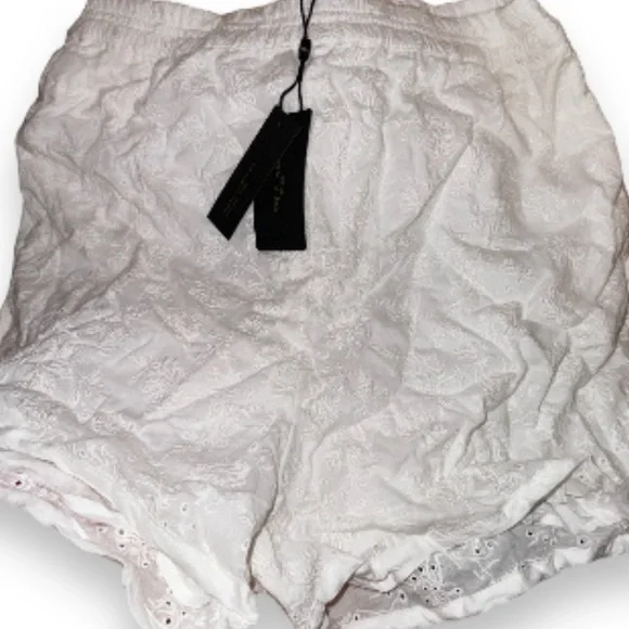 SMALL NWT Rag & BoneWomen's White April Broderie Anglaise Cotton Shorts $279